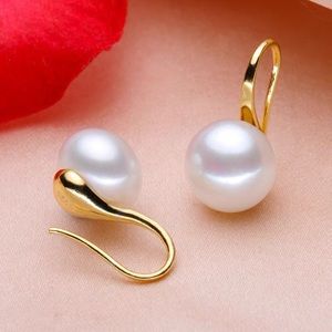 Real pearl earrings